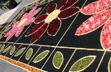 Traditional carpet of flowers for the feast of Corpus Christi in San Cristóbal de la Laguna, Tenerife.