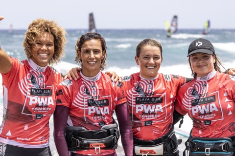 Surfisti del Grand Slam Tenerife El Médano 2025