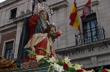 Image of La Piedad during a procession. Easter in Valladolid