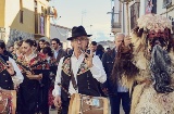 Carantoñas Parade in Acehúche, Cáceres