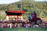 Jousting in the Festa da Istoria (History Festival) of Ribadavia (Ourense, Galicia)