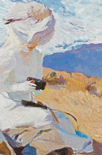 Joaquín Sorolla. Instantánea, Biarritz. Biarritz, verano de 1906. Óleo sobre lienzo, 62 x 93,5 cm