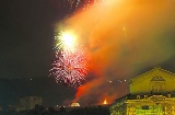 Fireworks at Bilbao's Semana Grande festival