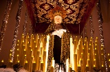 Sculpture of the Virgin of Sorrows during Easter in Calahorra (La Rioja)