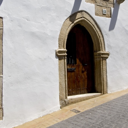 Rua do bairro judeu de Valência de Alcántara (Cáceres, Extremadura)