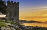 Torres de Oeste à Catoira, dans la province de Pontevedra (Galice)