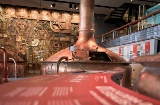 View of the inside of the Mundo Estrella Galicia (MEGA) Museum in A Coruña