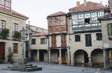 Plaza da Leña in Pontevedra, Galicien