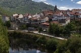 Panoramic view of Ribadavia in Ourense (Galicia)