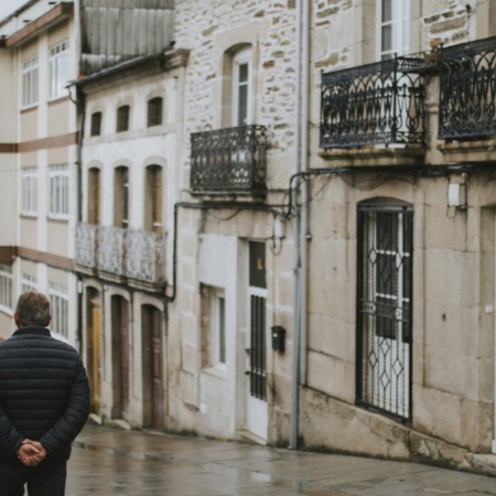 Rua de Sarria (Lugo, Galícia)