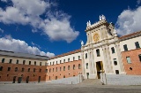 Central courtyard of the Conde Duque Cultural Centre. Madrid
