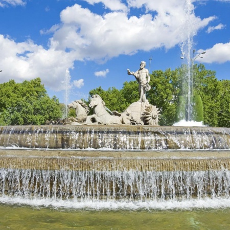 Fonte de Netuno. Madri