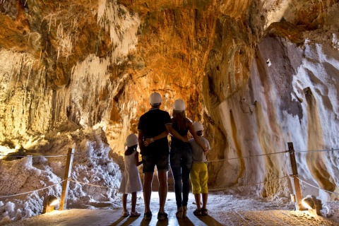 Interior de la Montaña de Sal de Cardona