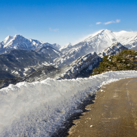 The Coll de Pal road in Cadi-Moixero Natural Park