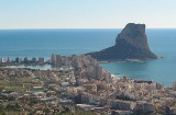 General view of the Peñón de Ifach