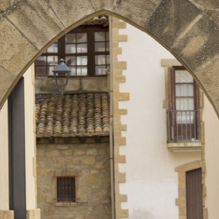 Straßen in Obanos (Navarra)