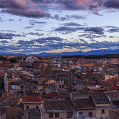 "Panoramablick auf Tudela (Navarra) "