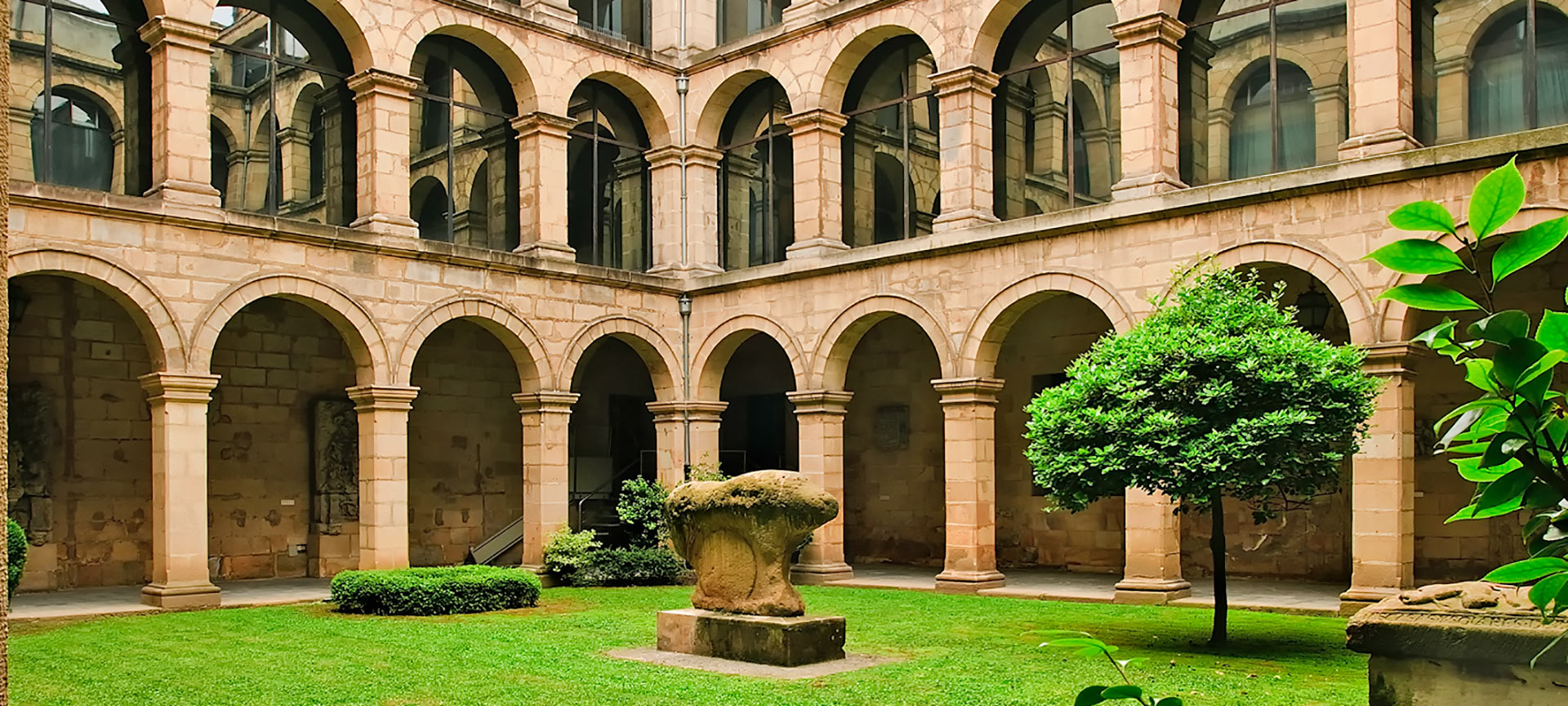 Basque Museum. Cloister. Bilbao Basque Museum. Cloister. Bilbao