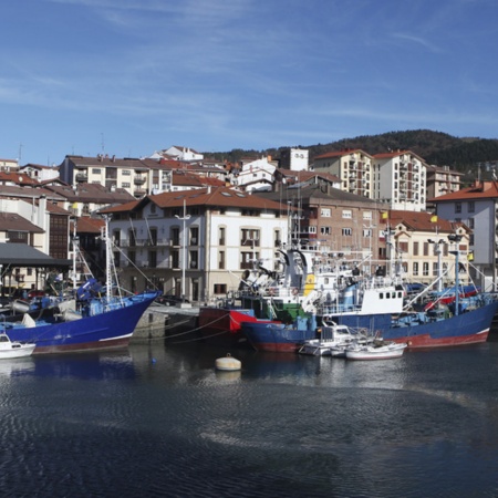 Hafen von Orio, Gipuzkoa (Baskenland)
