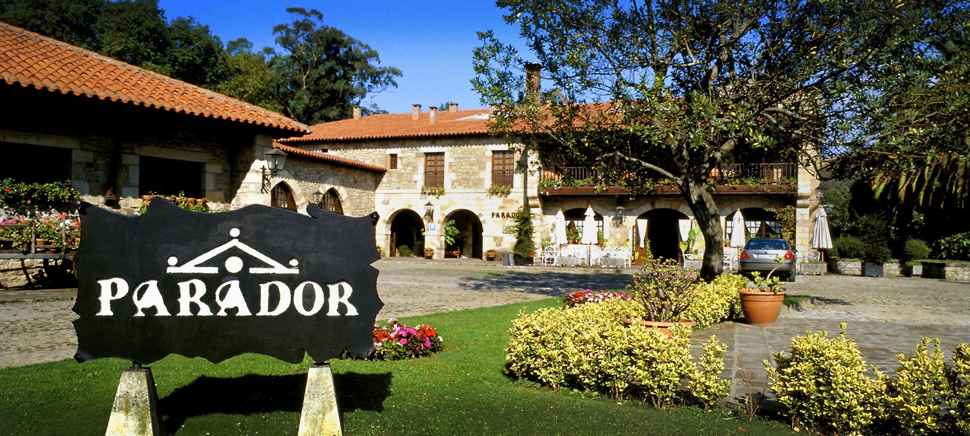 Exterior of the Parador de Santillana del Mar Exterior of the Parador de Santillana del Mar