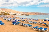 Los Cristianos de Arona Beach in Tenerife, Canary Islands
