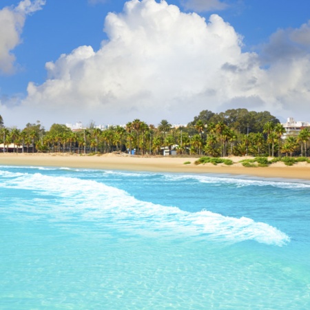 Strand von Burriana (Castellón, Region Valencia)