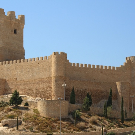 Burg von la Atalaya in Villena (Alicante, Region Valencia)