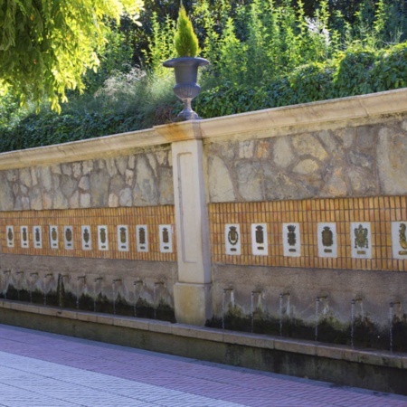 Brunnen der 50 Rohre in Segorbe, Castellón (Region Valencia)