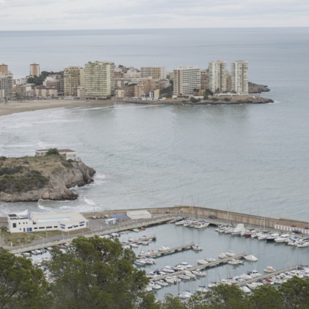 Panoramablick auf Oropesa del Mar (Castellón, Region Valencia)