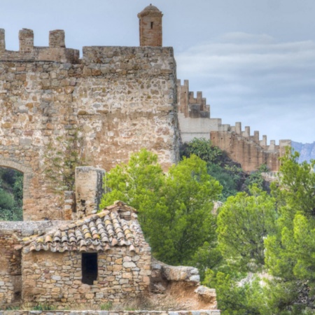 Blick auf Sagunto in Valencia (Region Valencia)