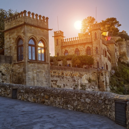 Die Burg von Xàtiva (Valencia, Region Valencia)