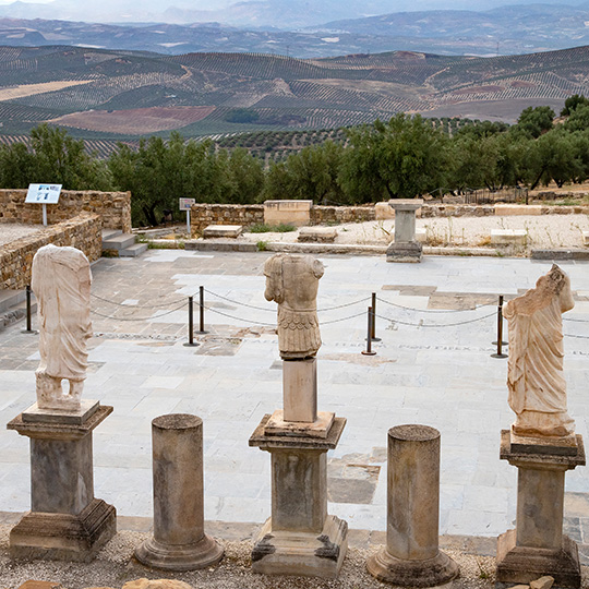 Archäologischer Park Torreparedones, Baena, Córdoba, Andalusien