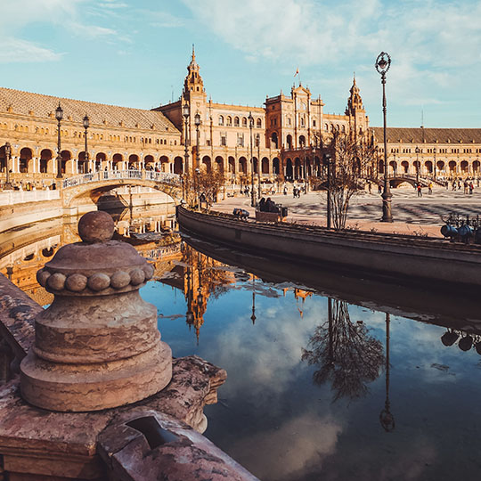 Plaza de España w Sewilli, Andaluzja