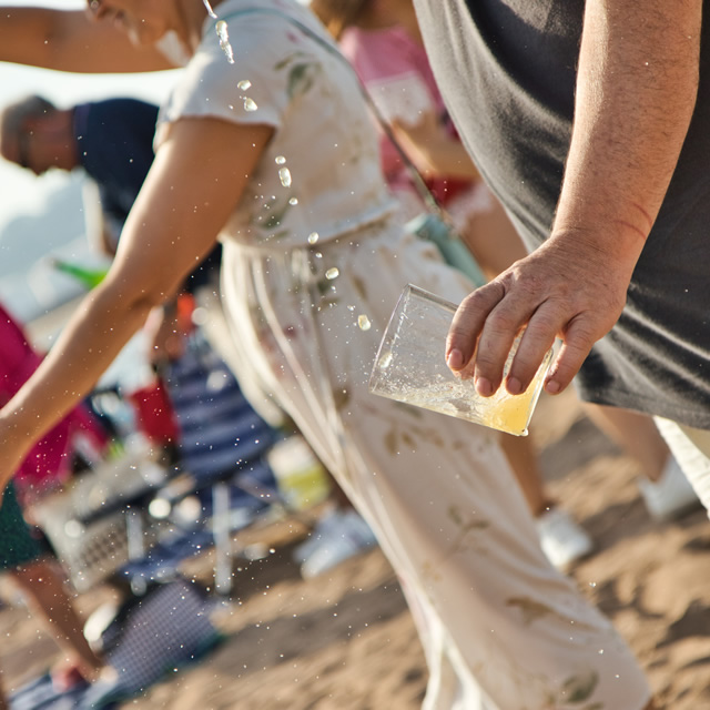 Fiesta de la sidra en Gijón