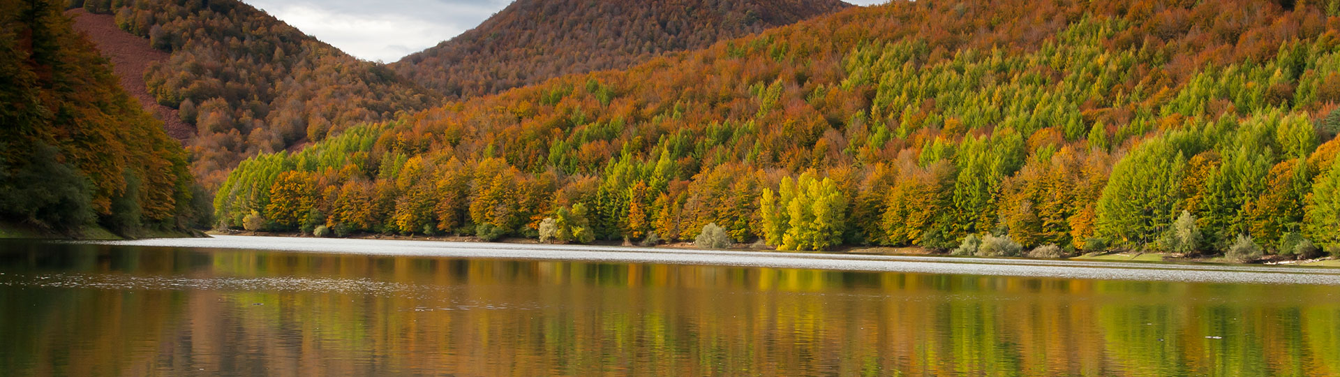 Réservoir d'Irabia, forêt d'Irati