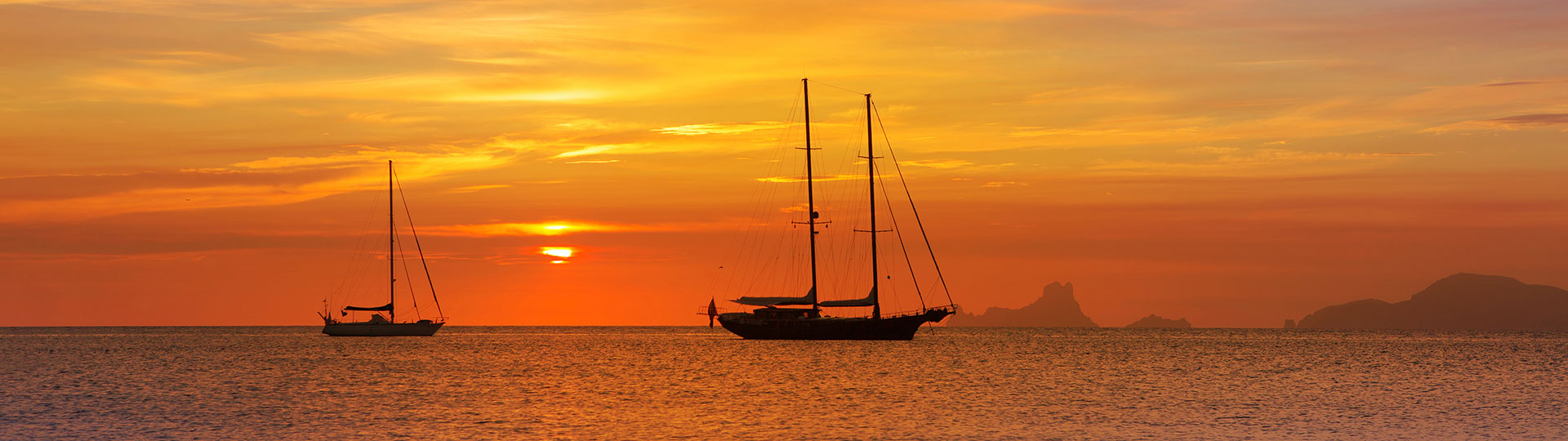 Un coucher de soleil à Ibiza