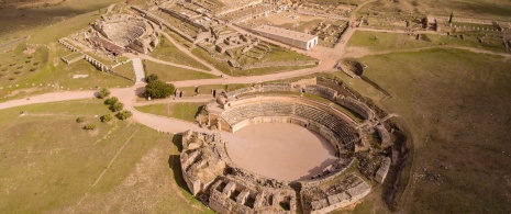 Amphitheatre of Segóbriga in Cuenca, Castile-La Mancha