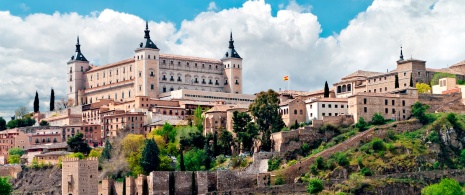 Vue de l'Alcázar de Tolède, Castille-La Manche