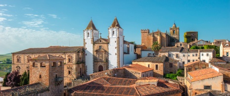 Vue du centre historique de la ville de Cáceres, Estrémadure