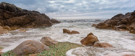 Cala dei Cristales a Laxe, A Coruña