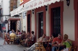 Terraces in the Santa Cruz quarter, Seville