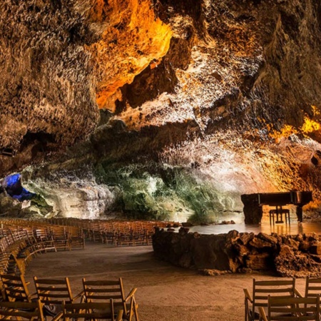 Auditório na Caverna de Los Verdes