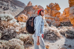 Turista a Tenerife, isole Canarie