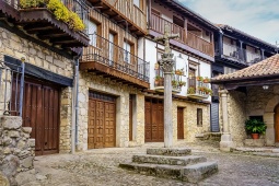 Mogarraz dans la province de Salamanque, Castille-León