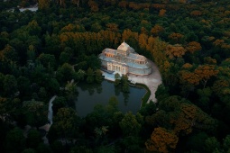 Kristallpalast im Retiro-Park in Madrid